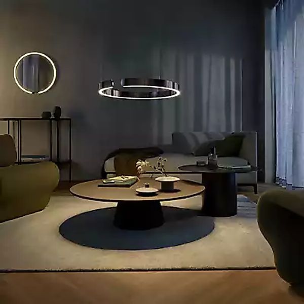 Occhio Mito Sospeso 60 Variabel Up Table Pendelleuchte LED, Kopf bronze/Bal günstig online kaufen