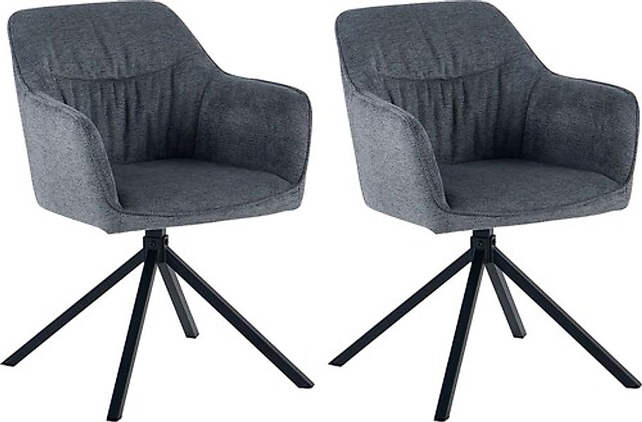 OTTO home Esszimmerstuhl »Turin« (Set) 2 Stk.moderner Stuhl, 360 Grad drehb günstig online kaufen