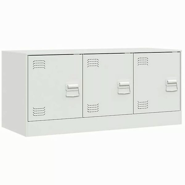 vidaXL Schrankmodule TV-Schrank Weiß 99x39x44 cm Stahl günstig online kaufen