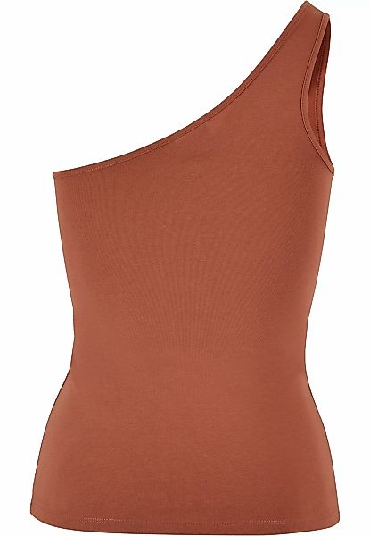 URBAN CLASSICS Muskelshirt "Urban Classics Damen Ladies Asymmetric Top" günstig online kaufen