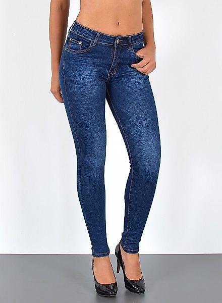ESRA Skinny-fit-Jeans Damen Jeans Skinny Hose günstig online kaufen