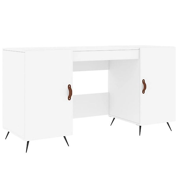 vidaXL Schreibtisch Weiß 140x50x75 cm Holzwerkstoff 829516 günstig online kaufen