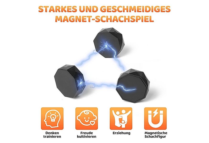 Bundviel Lernspielzeug 20 Stück Magnetspiel Puzzle Magnetic Schachspiel Mag günstig online kaufen