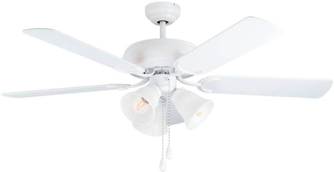 EGLO LED Deckenleuchte »LAS PALMAS Deckenventilator« E27 1 Stk. Deckenlampe günstig online kaufen