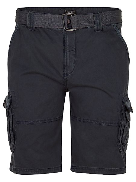 DENIMFY Cargo Shorts Herren mit Gürtel Regular Fit DFUlli günstig online kaufen