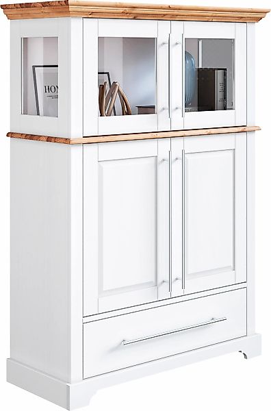 OTTO home Highboard "Melissa Vitrine Breite/Höhe/Tiefe 94/39/133 cm" Breite günstig online kaufen