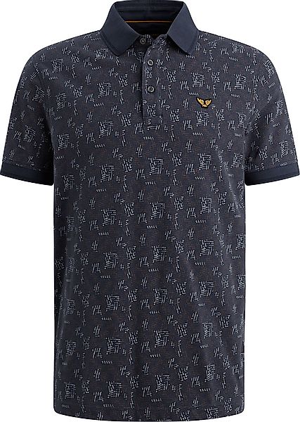 PME Legend Poloshirt Piqué Druck Navy - Größe XXL günstig online kaufen