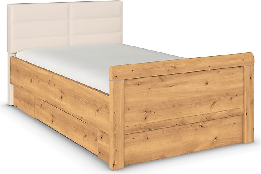 rauch Stauraumbett »Bett Einzelbett Stollenbett Bettkästen EVELYN«, in Komf günstig online kaufen