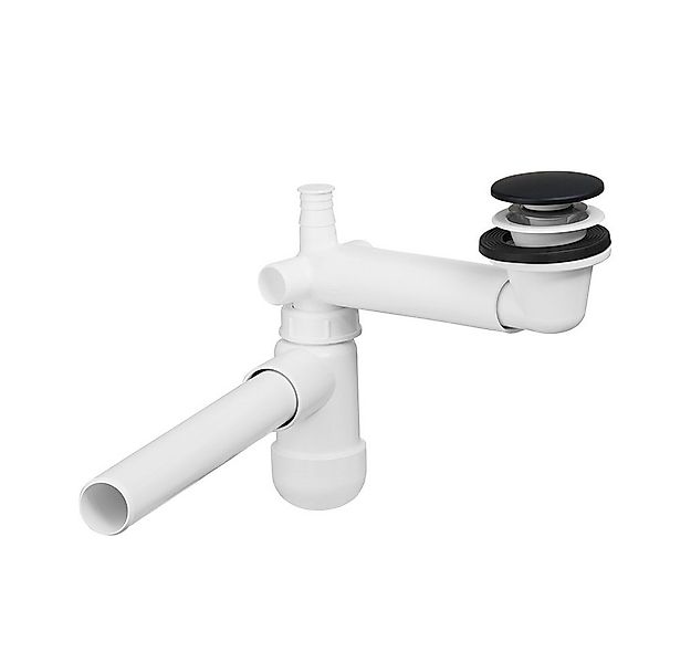 Lomadox Ablaufgarnitur SIPHON-56 Siphon für eingelassene Waschbecken, Pupup günstig online kaufen