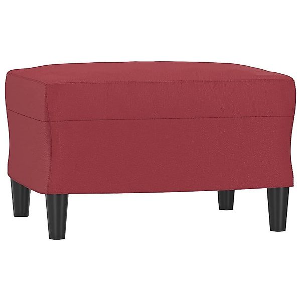 vidaXL Polsterhocker Fußhocker Weinrot 60x50x41 cm günstig online kaufen