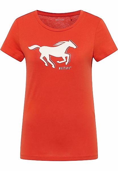 MUSTANG Kurzarmshirt "Damen Style Loa" günstig online kaufen
