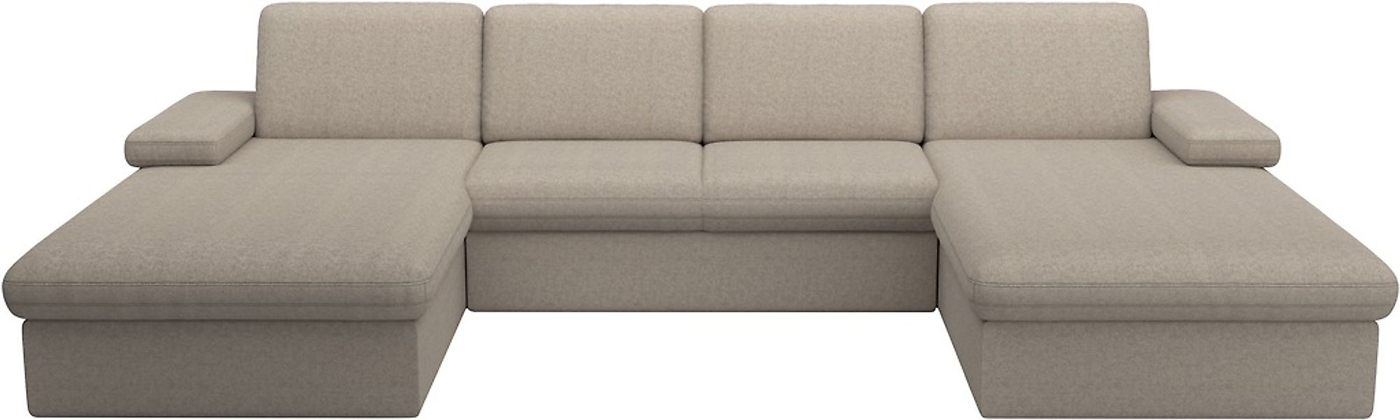 sit&more Wohnlandschaft "Moreno U-Form, B: 309 cm" mit Armteilverstellung, günstig online kaufen