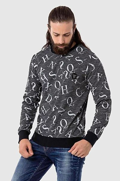 Cipo & Baxx Sweatshirt "Sweatshirts", (1 tlg.), mit Allover-Print günstig online kaufen