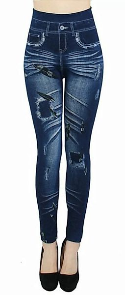 dy_mode Jeggings Damen Leggings in Jeans Optik High Waist Jeggings Jeansleg günstig online kaufen