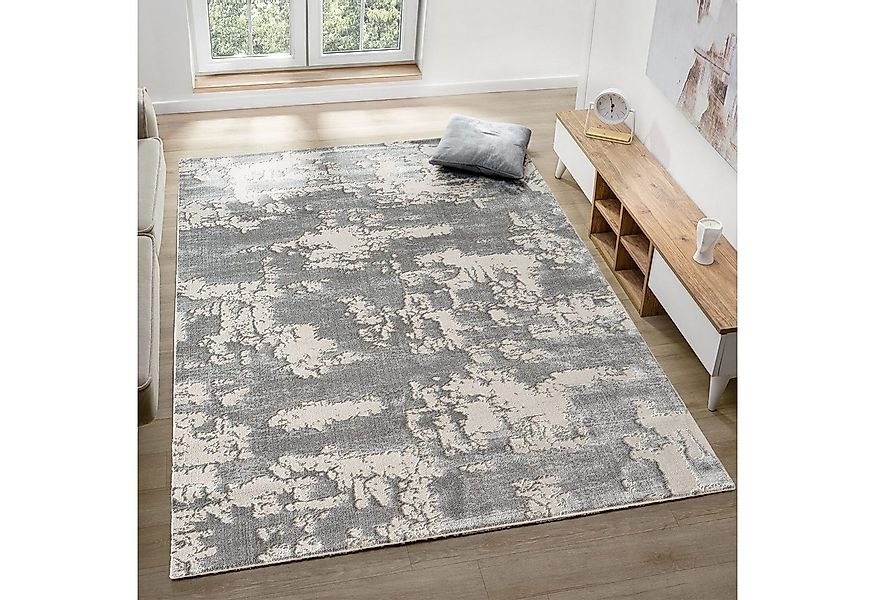 Carpetilla Designteppich Teppich Wohnzimmer Schlafzimmer abstrakt Modern Cr günstig online kaufen