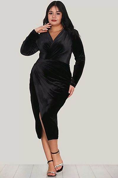 Modabout Abendkleid Damen Abendkleid Midikleid für große Größen - NELB0553D günstig online kaufen