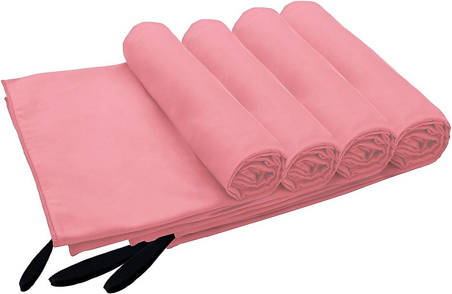 my home Handtücher Xavi, 4 Teile, ideal als Sporthandtuch, Reisehandtuch, S günstig online kaufen