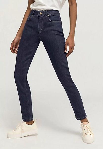 Hessnatur 5-Pocket-Jeans Lina Mid Rise Skinny Fit aus Bio-Denim (1-tlg) günstig online kaufen