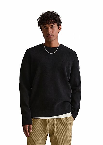 Marc OPolo DENIM Rundhalspullover "aus weichem Bio-Baumwoll-Chenille" günstig online kaufen