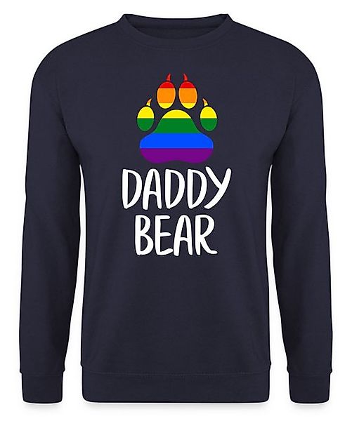 Quattro Formatee Sweatshirt Daddy Bear - Stolz Regenbogen LGBT Gay Pride Un günstig online kaufen