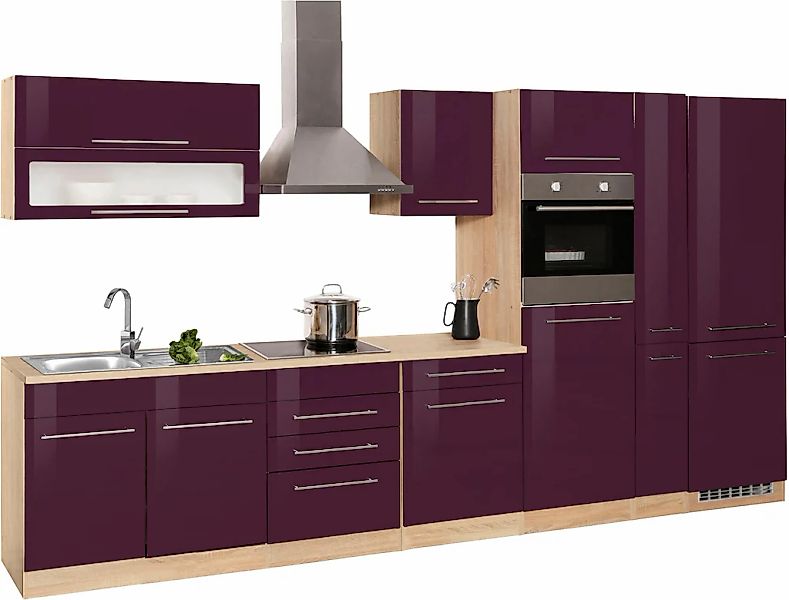 KOCHSTATION Küchenzeile »KS-Eton« ohne E-Geräte, Breite 360 cm günstig online kaufen