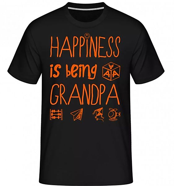 Happiness Is Beeing Grandpa · Shirtinator Männer T-Shirt günstig online kaufen