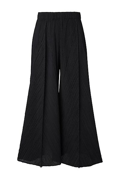 Ulla Popken Schlupfhose Plissee-Hose Biesen weites günstig online kaufen