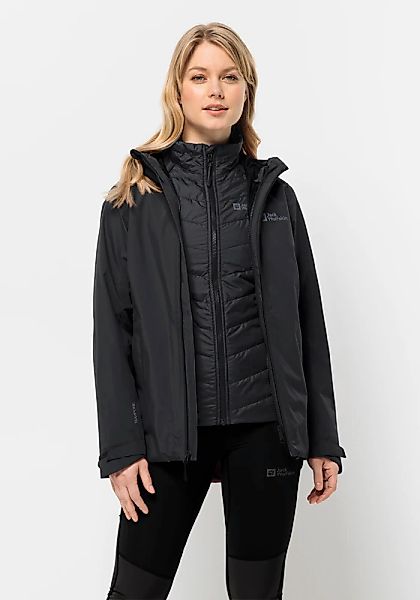 Jack Wolfskin 3-in-1-Funktionsjacke "GLAABACH 3IN1 JKT W" 2 teilig, mitKapu günstig online kaufen