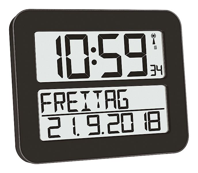 TFA Dostmann Funkwanduhr (Funkuhr TimeLine Max) günstig online kaufen