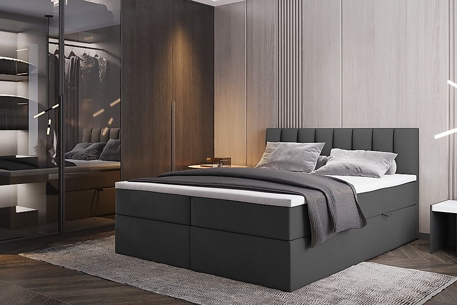 TRADA Boxspringbett PALERMO mit Topper - günstig online kaufen