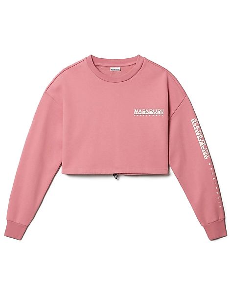Napapijri – Roen – Sweatshirt mit kurzem Schnitt in Rosa günstig online kaufen