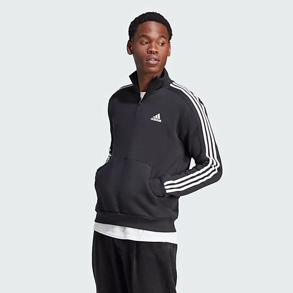 adidas Sportswear Sweatshirt ESSENTIALS 3-STREIFEN 1/4-ZIP SWEATSHIRT günstig online kaufen