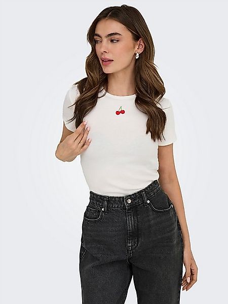 ONLY Kurzarmshirt ONLDANIELLA S/S RIB TOP CS JRS günstig online kaufen
