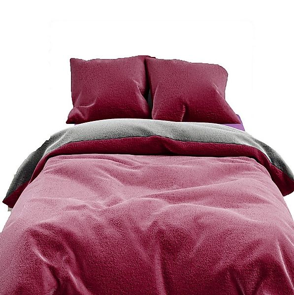 Leonado Vicenti Bettwäsche Winter Teddy Plüsch, Fleece, 4 teilig, Flauschig günstig online kaufen