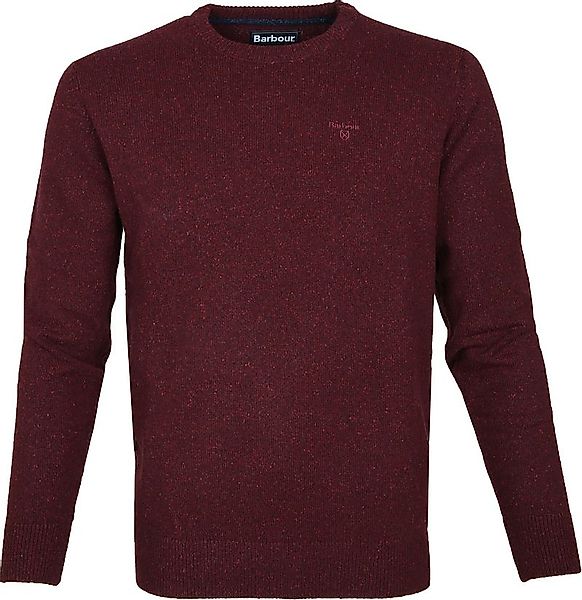Barbour Tisbury Pullover Wolle Bordeaux - Größe XL günstig online kaufen