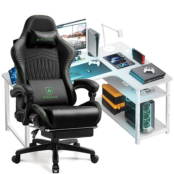 GTPLAYER Gaming-Stuhl Gaming Tisch + Gaming günstig online kaufen