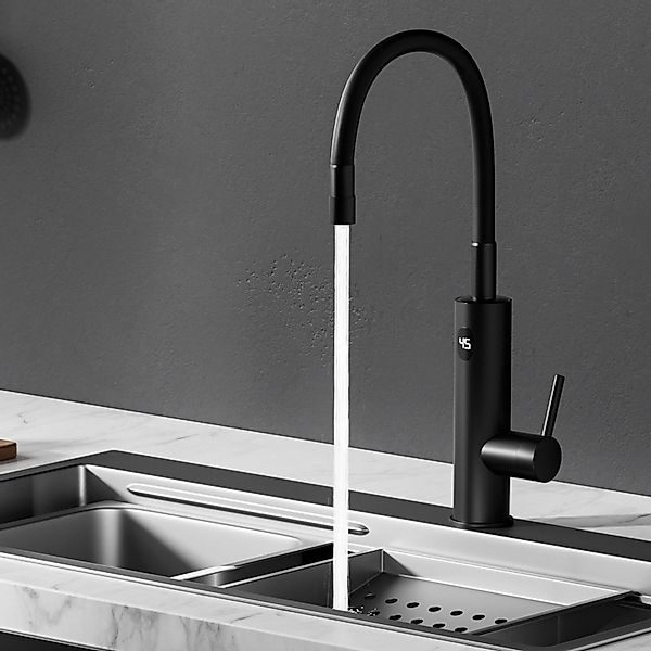 Oihpaw Küchenarmatur mit Durchlauferhitzer, elektrischer Wasserhahn günstig online kaufen