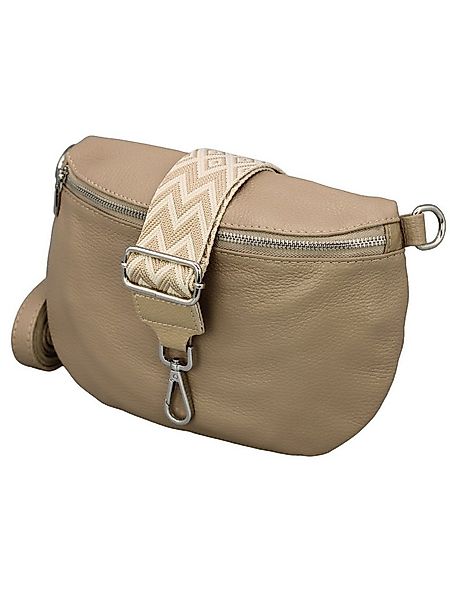 Adel Bags Schultertasche ADA Bauchtasche Damen Leder, mit breiten Gemustert günstig online kaufen