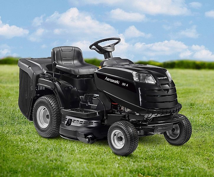 Hanseatic Rasentraktor MP 98, 98 cm Schnittbreite, mit Abdeckhaube günstig online kaufen