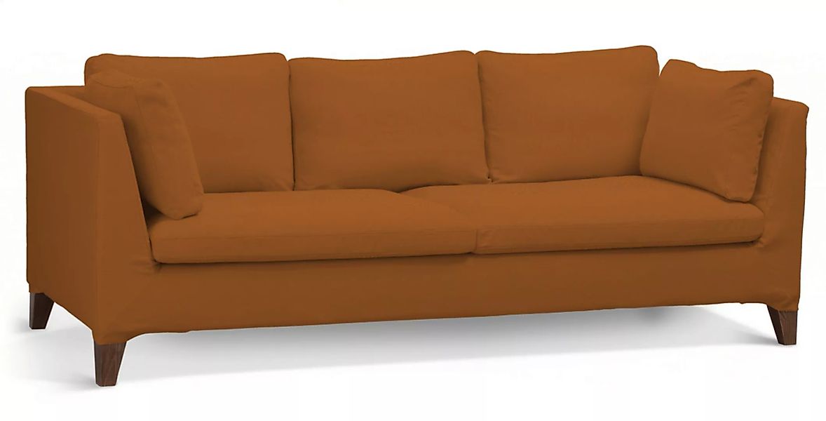Bezug für Stockholm 3-Sitzer Sofa, Karamell, Stockholm 3-Sitzer, Cotton Pan günstig online kaufen