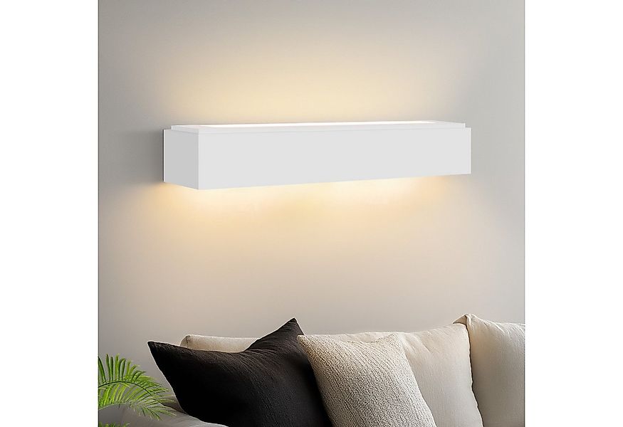 ZMH Wandleuchte Innen G9 - Modern Weiß Gipsleuchte für Schlafzimmer Treppen günstig online kaufen