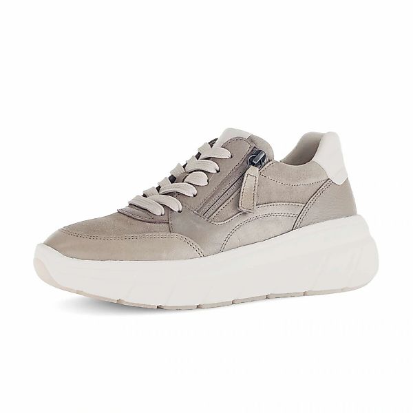 Gabor Sneaker "Sneaker low Materialmix Leder" günstig online kaufen