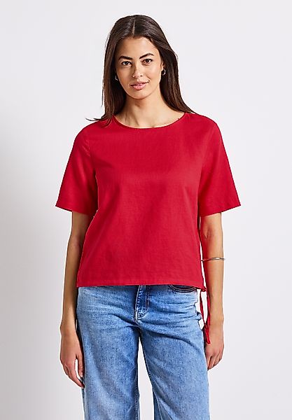 STREET ONE Shirtbluse, mit Leinenanteil günstig online kaufen