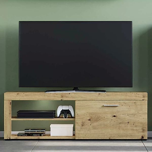 Fernsehmöbel Holzoptik in Wildeichefarben 139 cm breit günstig online kaufen