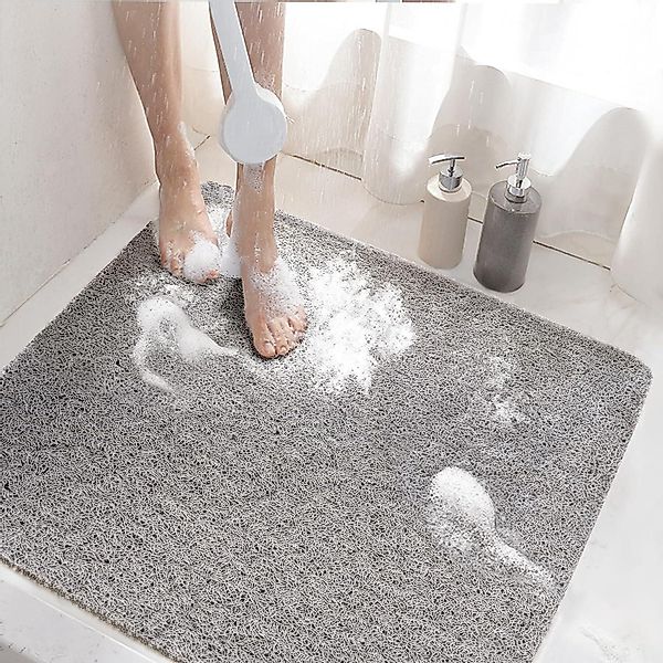 LuxusKollektion Badaccessoire-Set Duschmatte rutschfest 60x60cm PVC-Luffa günstig online kaufen