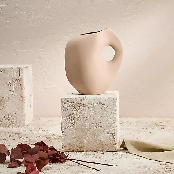 Schneid Studio Organic Vase, Rosabeige - MADE.com günstig online kaufen