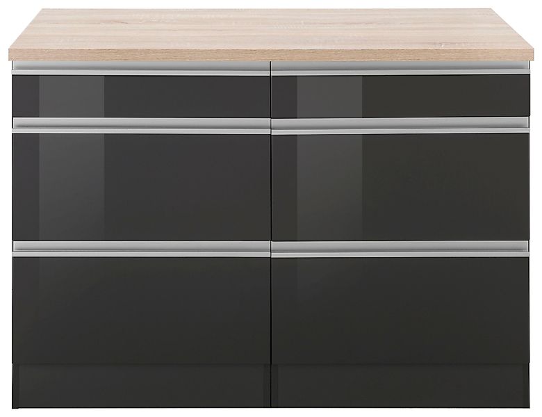 KOCHSTATION Unterschrank "KS-Ohio", Breite 120 cm günstig online kaufen