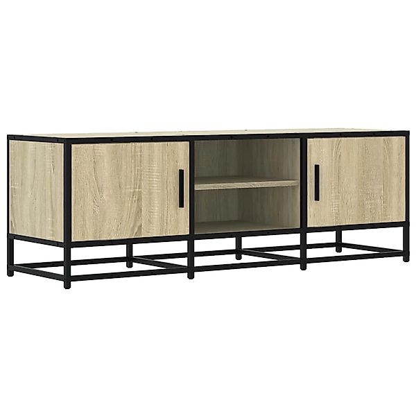 vidaXL TV-Schrank Sonoma-Eiche 120x35x41 cm Holzwerkstoff und Metall 848840 günstig online kaufen