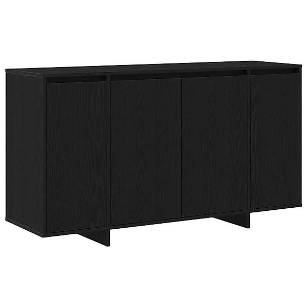 vidaXL Sideboard Schwarz Eichen-Optik 135 x 41 x 69 cm Holzwerkstoff 333389 günstig online kaufen