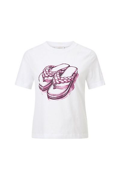 Rich & Royal T-Shirt Elegant Fit T-Shirt Flip Flops orga günstig online kaufen
